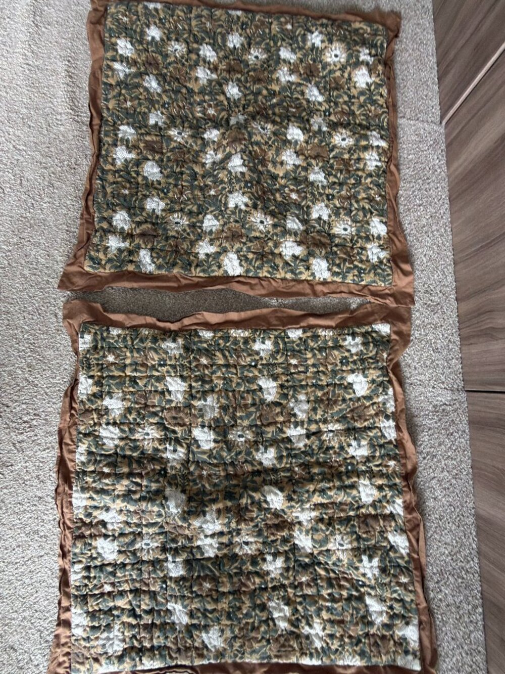 Crate and Barrel Celeste Organic Euro Pillow Shams